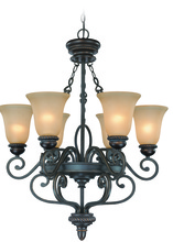 Craftmade 25226-MB - 6 Light Chandelier