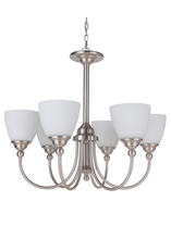 Craftmade 39926-BNK - 6 Light Chandelier