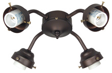 Craftmade F400CFL-OB - 4 Light Universal Fitter in Oiled Bronze