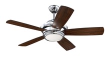 Craftmade TMP44CH5 - Tempo 44" Ceiling Fan with Blades and LED Light Kit in Chrome