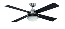 Craftmade UBR48BNK4 - Urban Breeze 48" Ceiling Fan with Blades and Light in Brushed Polished Nickel