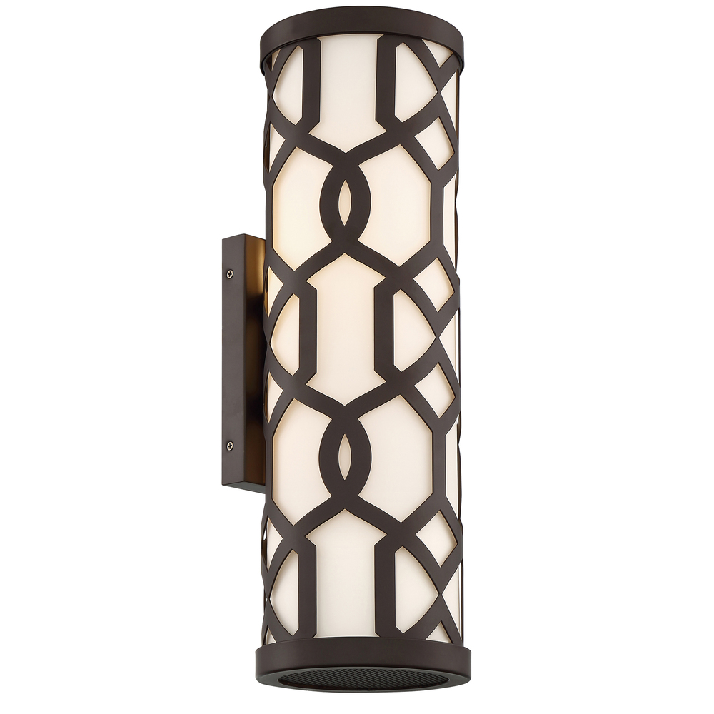 Libby Langdon for Crystorama Jennings Outdoor 2 Light Wall Mount