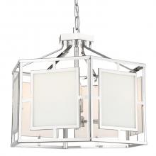 Crystorama HIL-995-PN - Libby Langdon For Crystorama Hillcrest 6 Light Polished Nickel Chandelier