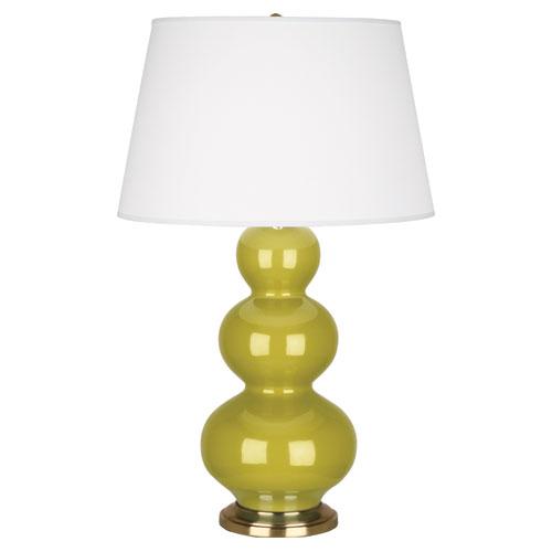 Citron Triple Gourd Table Lamp