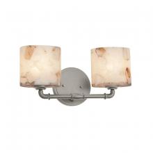 Justice Design Group ALR-8462-30-NCKL - Bronx 2-Light Bath Bar