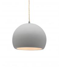 Justice Design Group CER-6530-BIS-NCKL-BEIG-TWST - Small Globe 1-Light Pendant