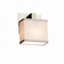 Justice Design Group FAB-8931-55-WHTE-NCKL - Modular 1-Light Wall Sconce (ADA)