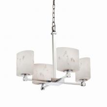 Justice Design Group FAL-8420-30-CROM - Tetra 4-Light Chandelier