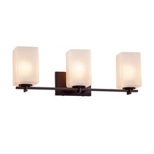 Justice Design Group FSN-8443-15-FRCR-DBRZ - Era 3-Light Bath Bar