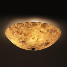 Justice Design Group ALR-9671-35-ABRS - 18" Semi-Flush Bowl w/ GU24-LED Lamping