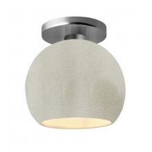 Justice Design Group CER-6353-CRK-NCKL-LED1-700 - Medium Globe LED Semi-Flush