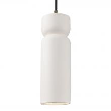 Justice Design Group CER-6510-BIS-ABRS-BKCD - Tall Hourglass Pendant