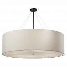 Justice Design Group FAB-9597-WHTE-DBRZ-LED8-5600 - Classic 48Ã¢â‚¬Â LED Drum Pendant