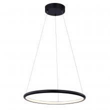 Justice Design Group NSH-4481-MBLK - Circola 17â€ LED Ring Pendant