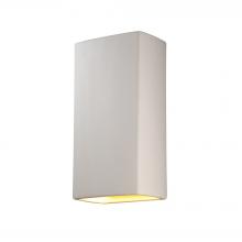 Justice Design Group CER-1170W-BIS-LED1-1000 - Really Big LED Rectangle - Closed Top (Outdoor)