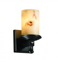 Justice Design Group FAL-8531-10-NCKL - Deco 1-Light Wall Sconce