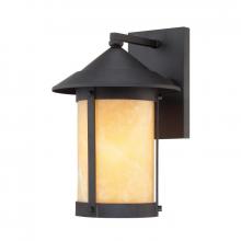 Quoizel SRD8409K - One Light Mystic Black Wall Lantern