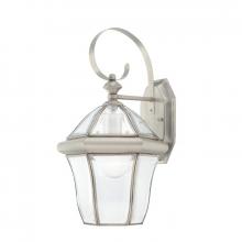 Quoizel SX8409P - One Light Pewter Wall Lantern