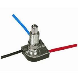 3-Way Metal Push Switch; 5/8" Metal Bushing; 2 Circuit; 4 Position (L-1, L-2, L1-2, Off);