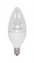 Satco Products Inc. S29618 - 3.5 Watt LED Candle; 2700K; Candelabra base; 120 Volt