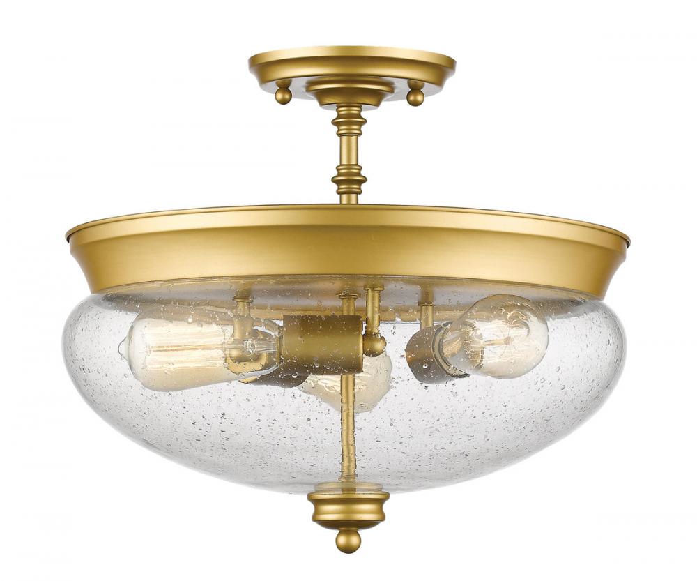 3 Light Semi Flush Mount