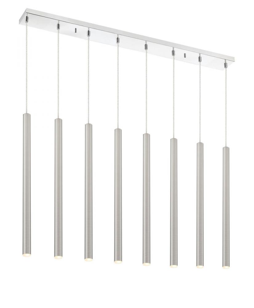 8 Light Linear Chandelier