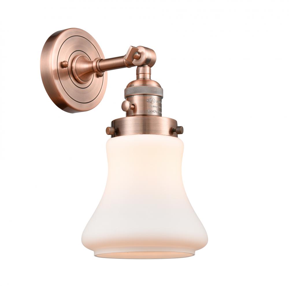 Bellmont - 1 Light - 7 inch - Antique Copper - Sconce