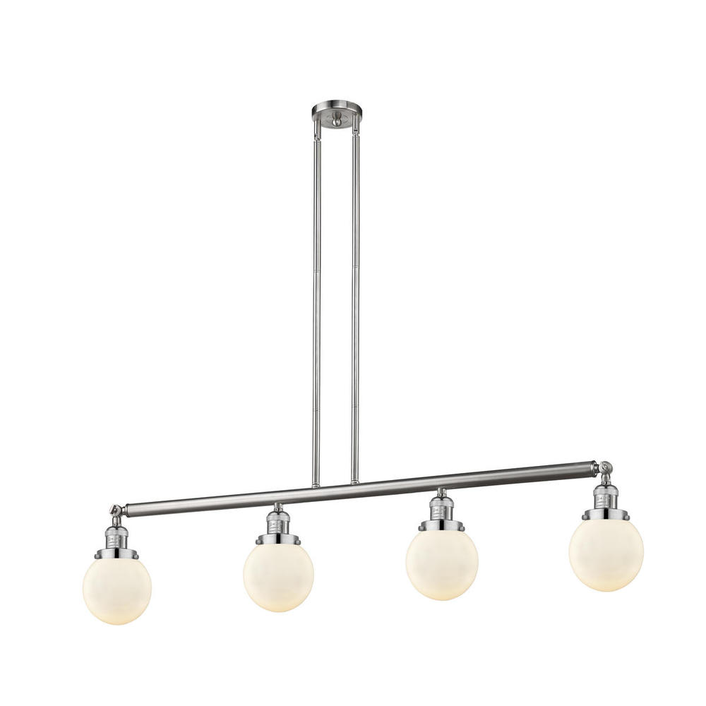 Beacon - 4 Light - 51 inch - Brushed Satin Nickel - Stem Hung - Island Light