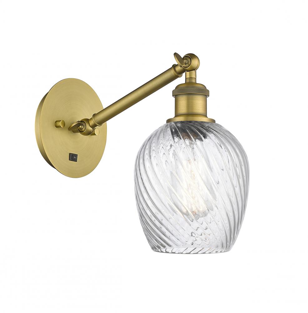 Salina - 1 Light - 6 inch - Brushed Brass - Sconce