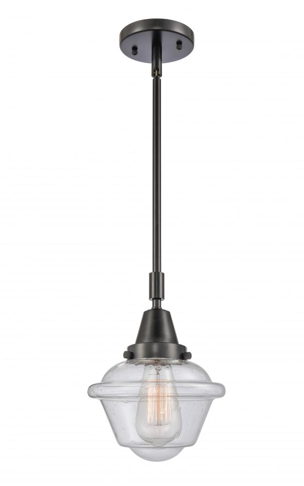 Oxford - 1 Light - 8 inch - Matte Black - Mini Pendant