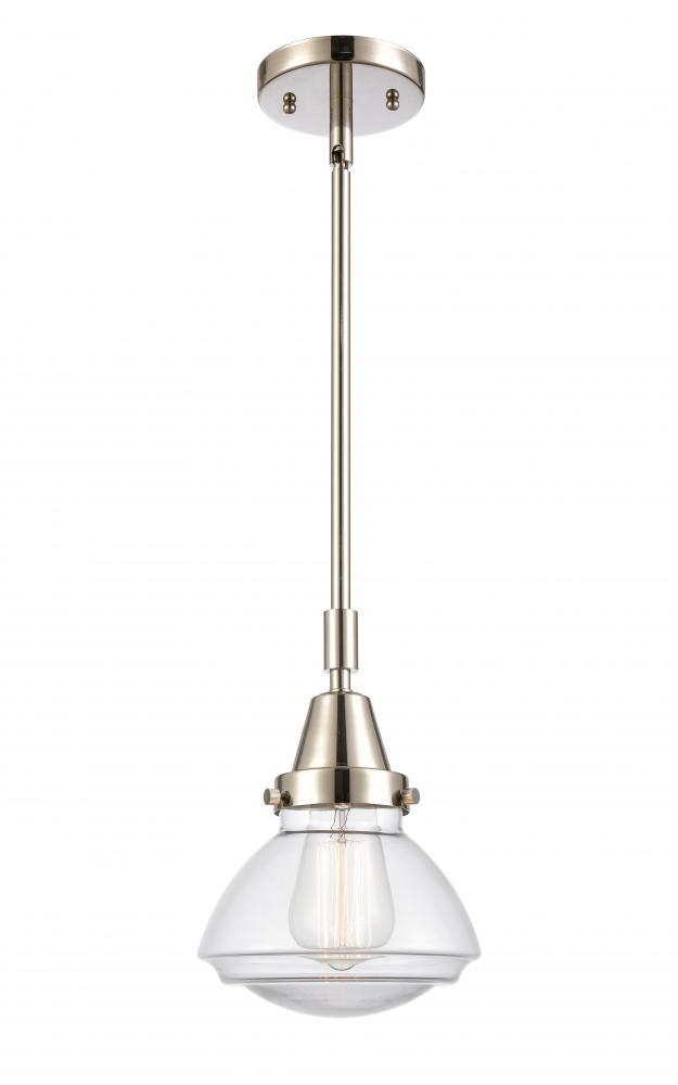 Olean - 1 Light - 7 inch - Polished Nickel - Mini Pendant