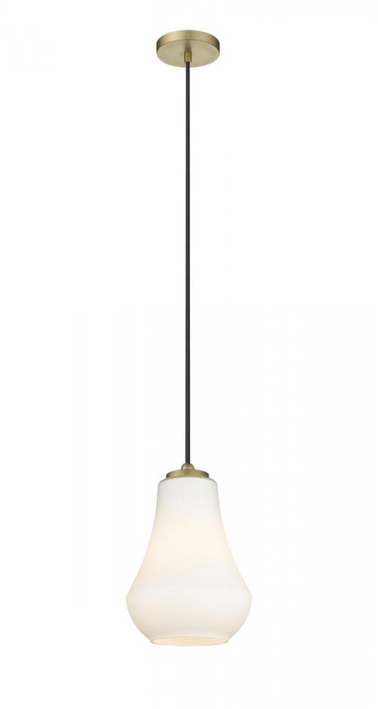 Fairfield - 1 Light - 7 inch - Brushed Brass - Cord hung - Mini Pendant