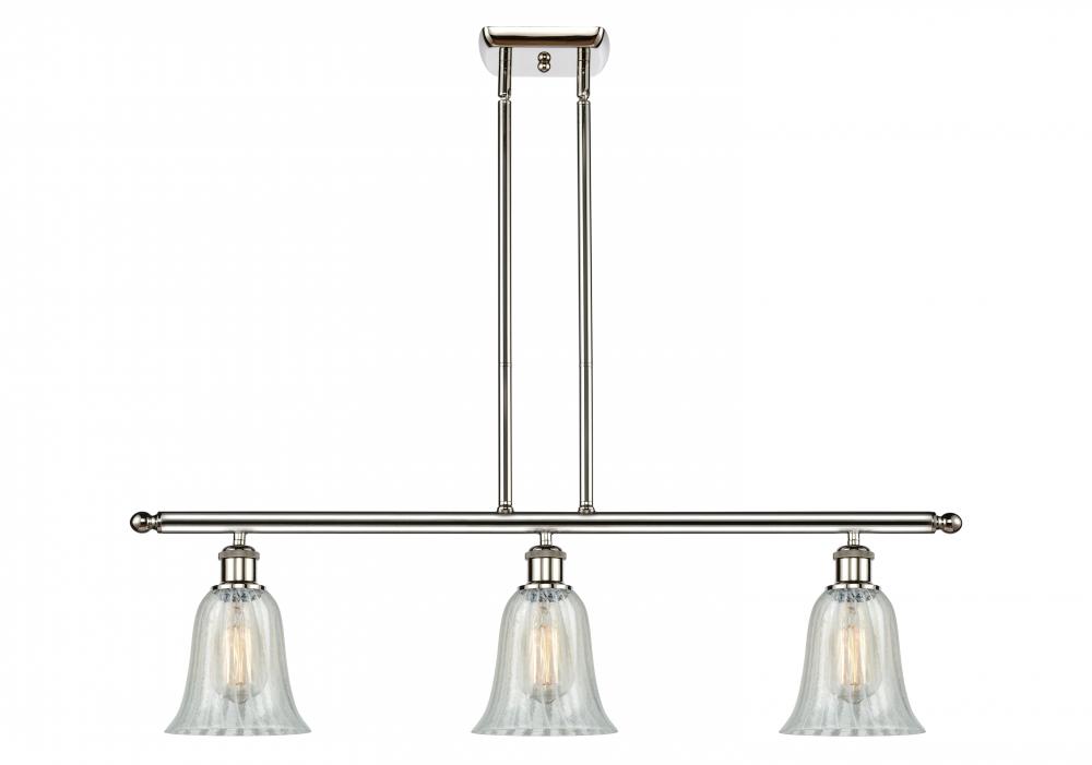 Hanover - 3 Light - 36 inch - Polished Nickel - Cord hung - Island Light