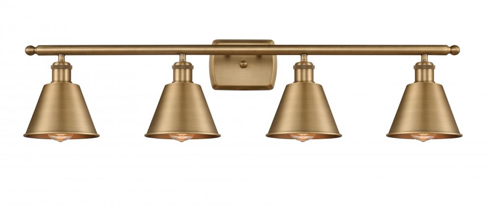 Smithfield - 4 Light - 37 inch - Brushed Brass - Bath Vanity Light