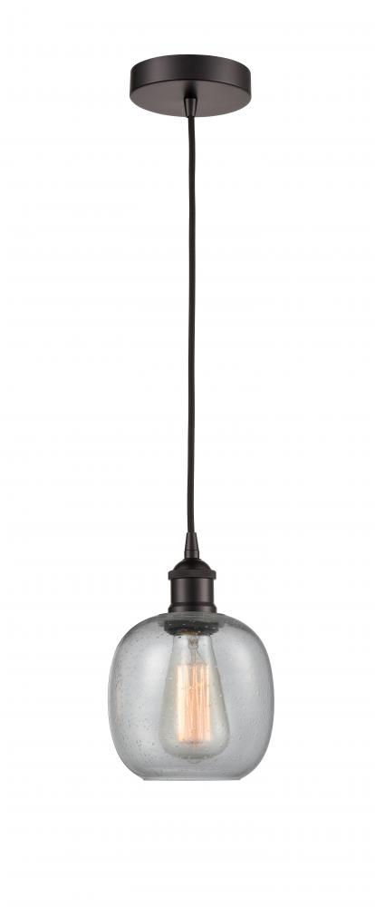 Belfast - 1 Light - 6 inch - Oil Rubbed Bronze - Cord hung - Mini Pendant