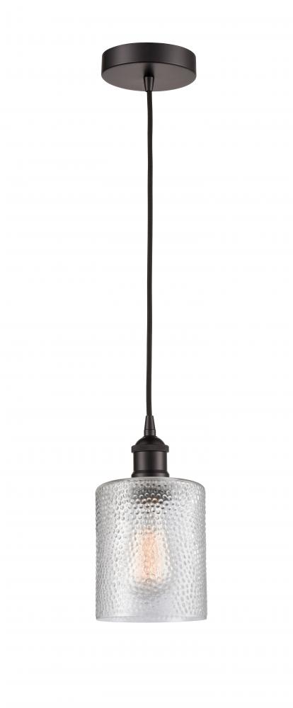 Cobbleskill - 1 Light - 5 inch - Oil Rubbed Bronze - Cord hung - Mini Pendant