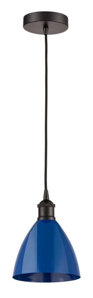 Plymouth - 1 Light - 8 inch - Oil Rubbed Bronze - Cord hung - Mini Pendant