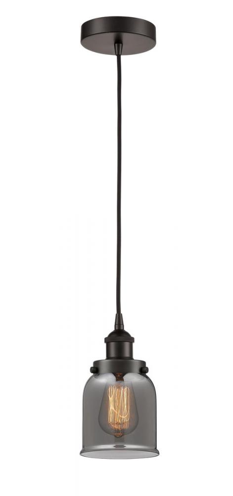 Bell - 1 Light - 5 inch - Oil Rubbed Bronze - Cord hung - Mini Pendant