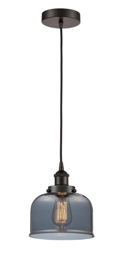 Bell - 1 Light - 8 inch - Oil Rubbed Bronze - Cord hung - Mini Pendant