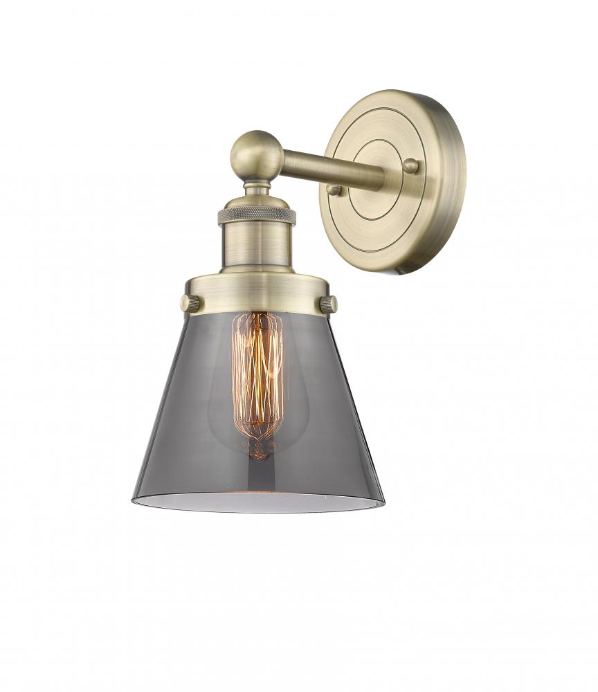 Cone - 1 Light - 6 inch - Antique Brass - Sconce