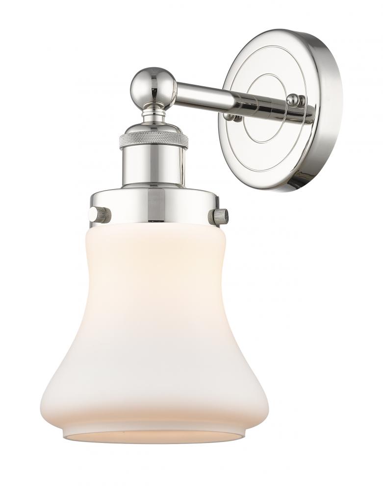 Bellmont - 1 Light - 6 inch - Polished Nickel - Sconce