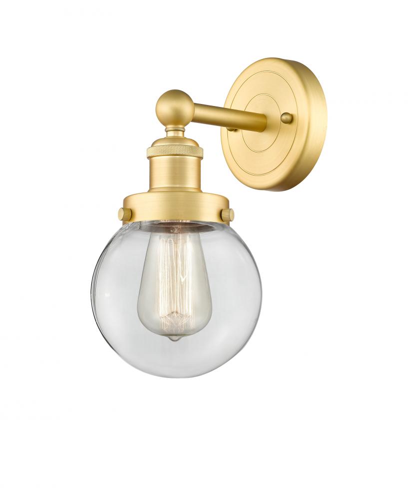 Beacon - 1 Light - 6 inch - Satin Gold - Sconce