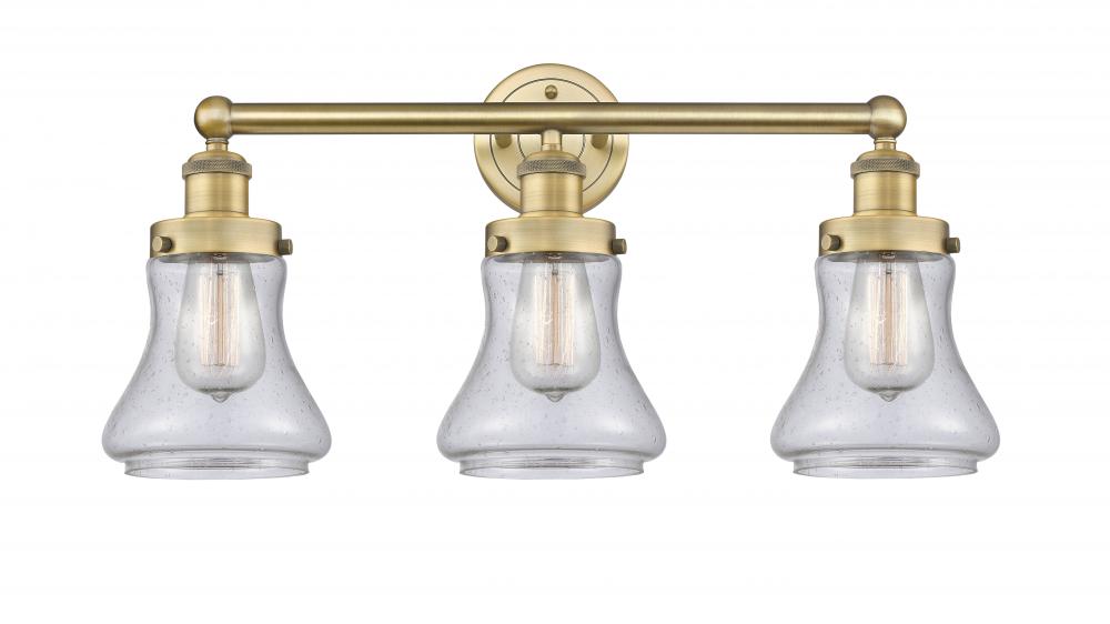 Bellmont - 3 Light - 24 inch - Brushed Brass - Bath Vanity Light