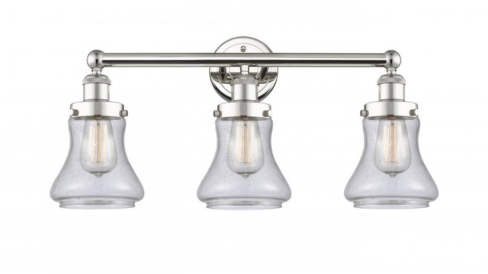 Bellmont - 3 Light - 24 inch - Polished Nickel - Bath Vanity Light