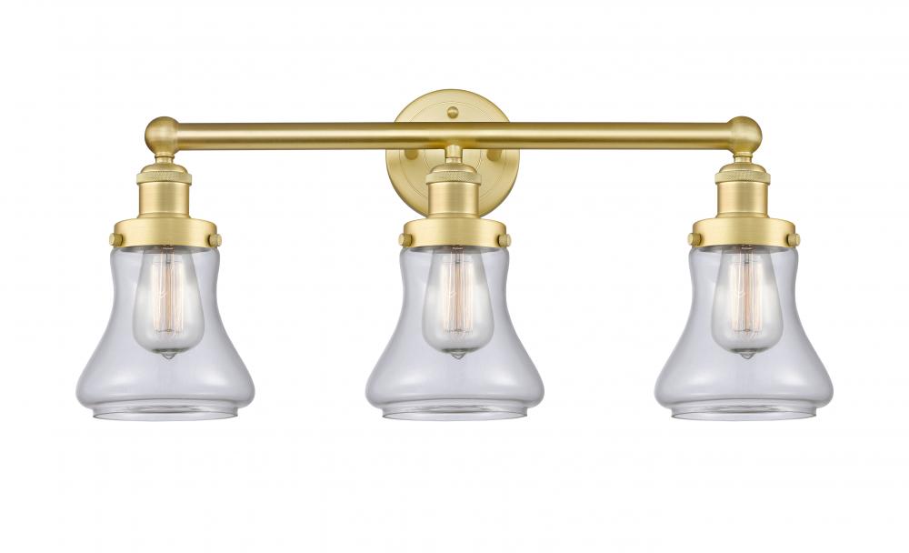 Bellmont - 3 Light - 24 inch - Satin Gold - Bath Vanity Light