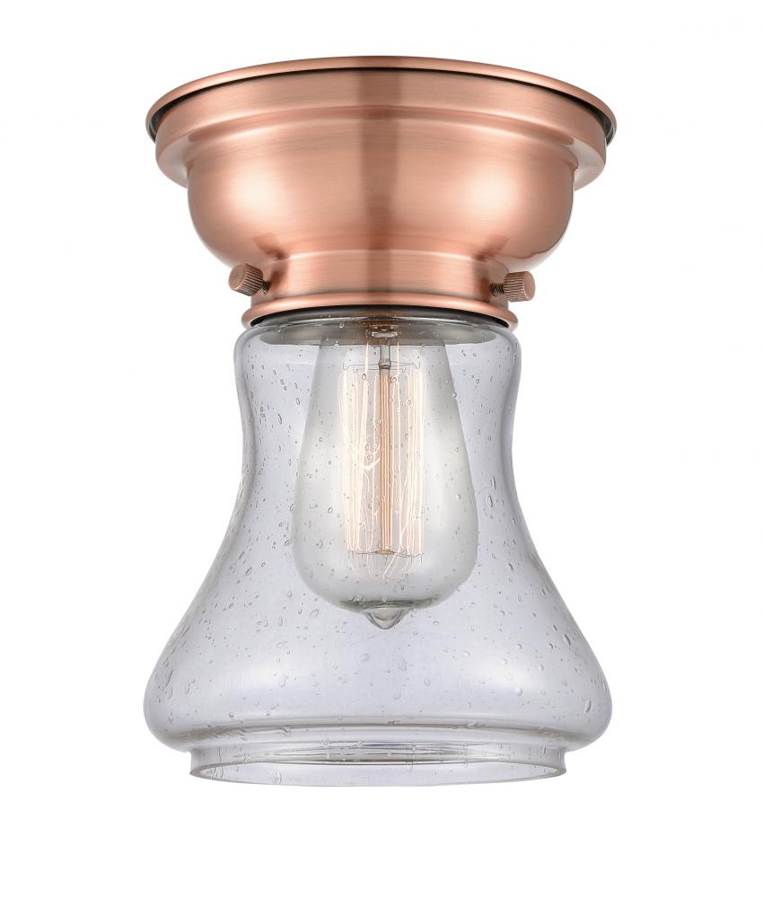 Bellmont - 1 Light - 6 inch - Antique Copper - Flush Mount