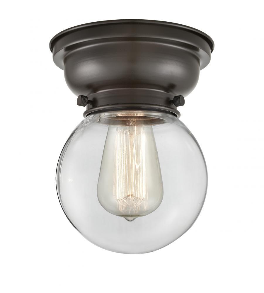 Beacon - 1 Light - 6 inch - Oil Rubbed Bronze - Flush Mount