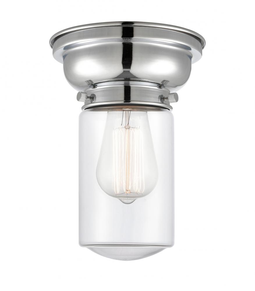 Dover - 1 Light - 6 inch - Polished Chrome - Flush Mount