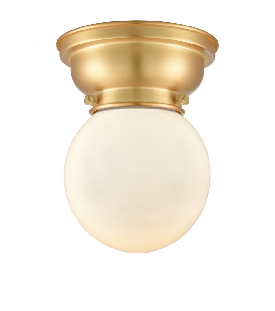 Beacon - 1 Light - 6 inch - Satin Gold - Flush Mount