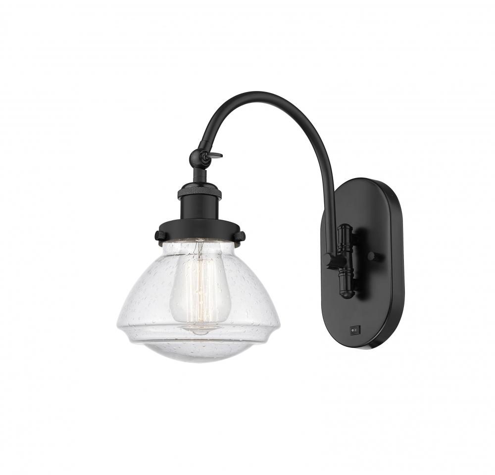 Olean - 1 Light - 7 inch - Matte Black - Sconce